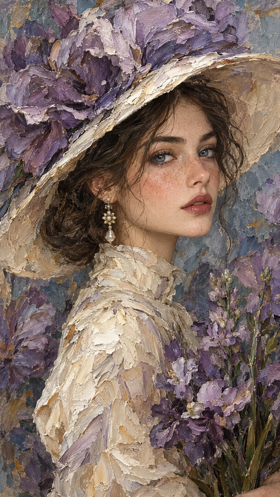 Eleganza, racchiusa nel lavanda e stratificata in pennellate senza tempo. 💜🎨