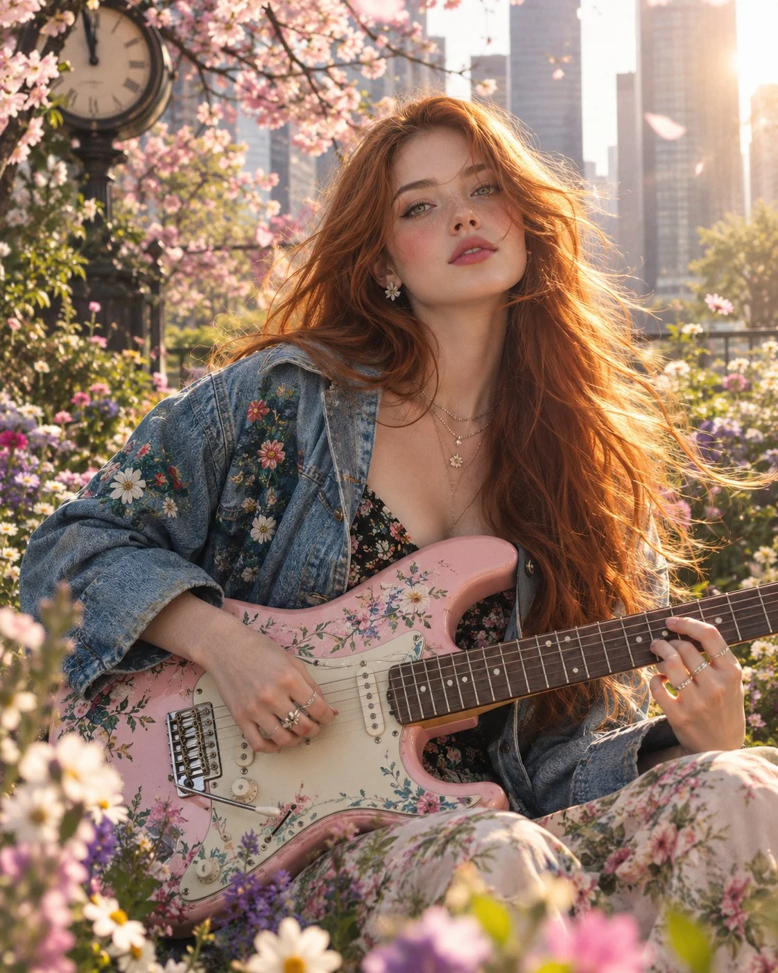 🌸🎸 도시의 꿈과 봄의 멜로디 사이 어딘가에. ✨