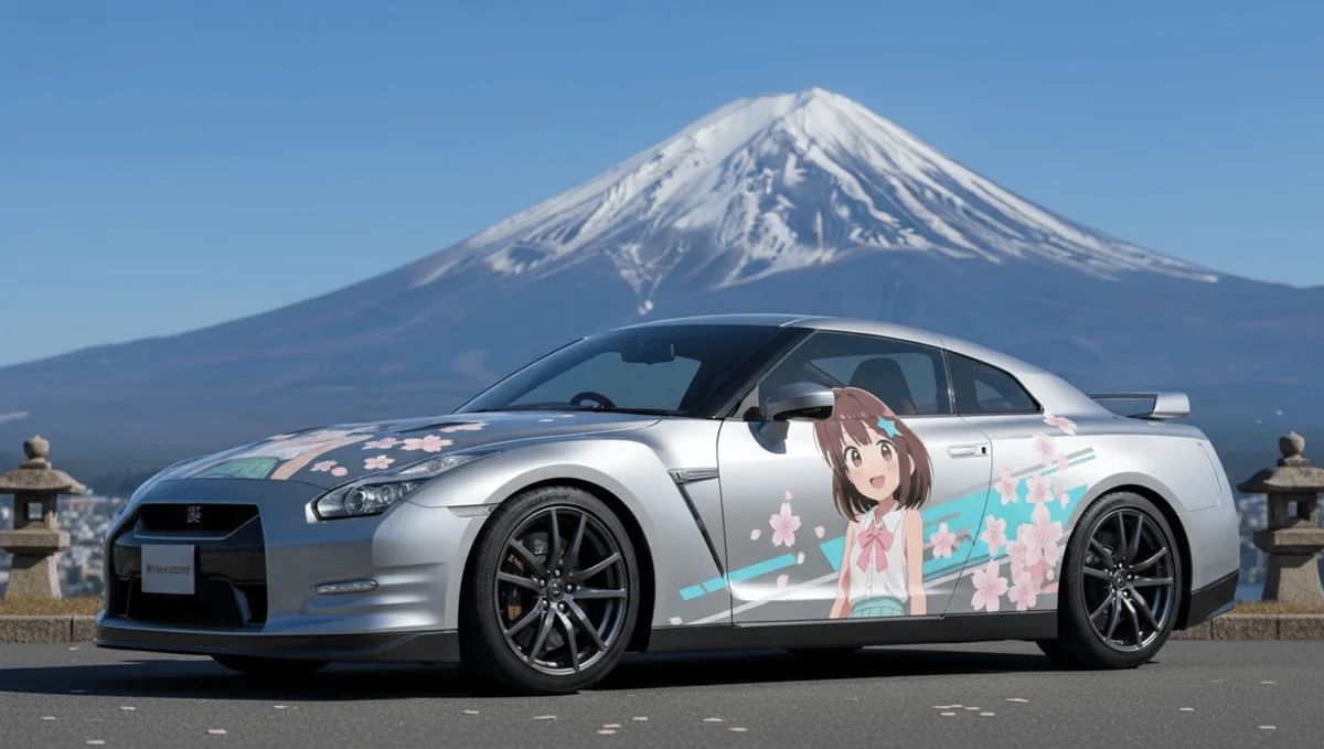 Itasha-Auto-Gestaltung