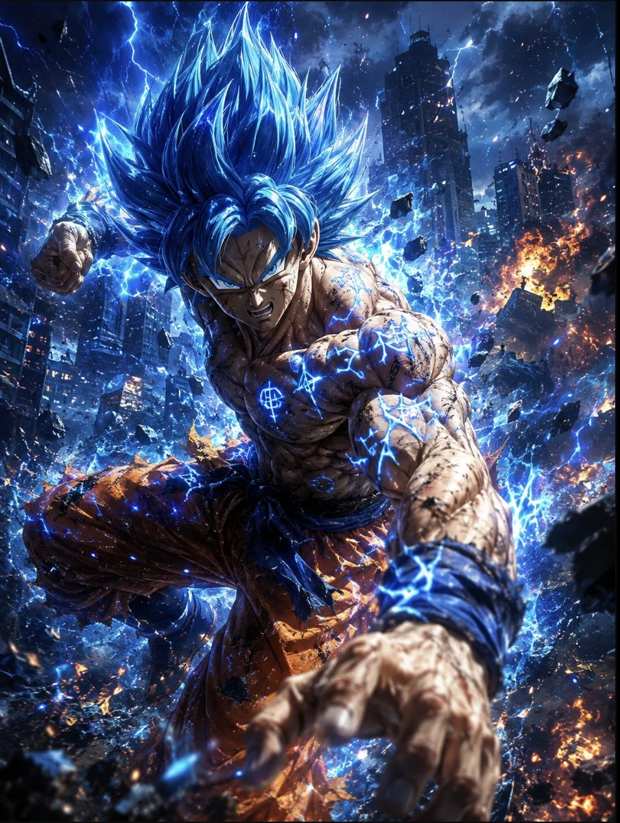 Cuando llega la tormenta, el guerrero despierta. ⚡🔥💙