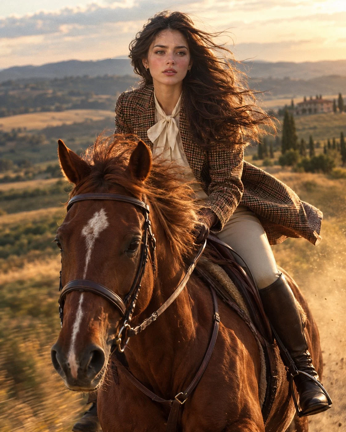 Goldene Stunde, wilder Wind und ein Ritt, der in Erinnerung bleibt. 🐎