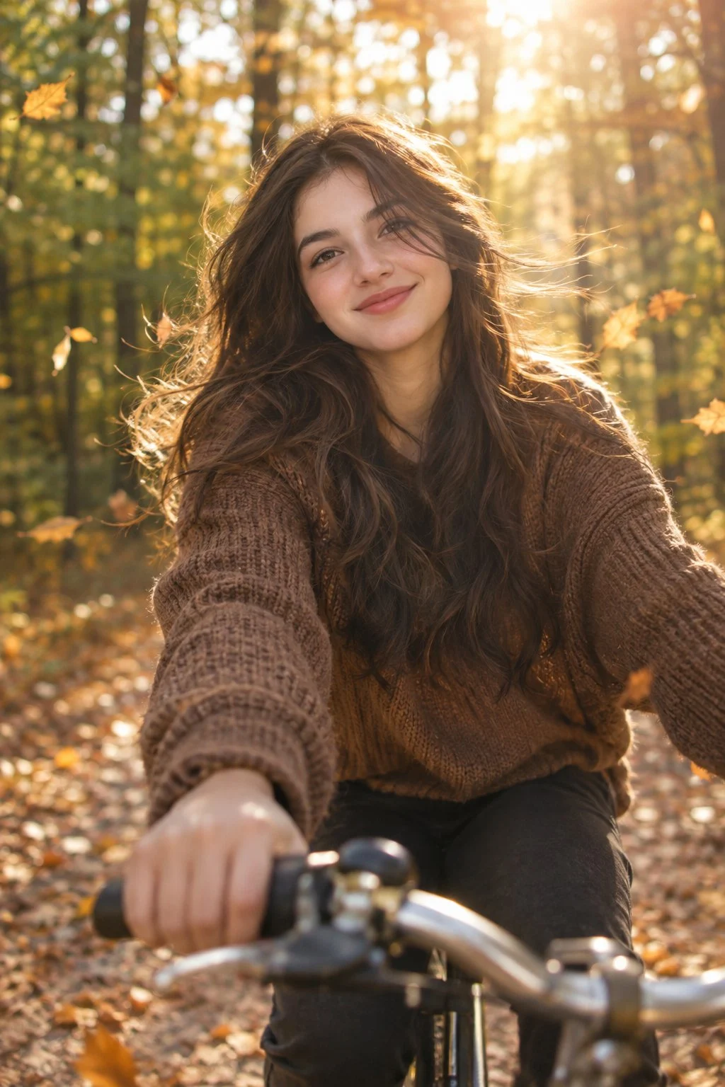 Herbstliche Radtouren, goldenes Licht und ein kleines Glück in jedem Moment. 🍂🚲✨