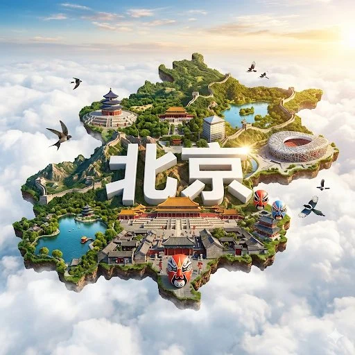Città 3D fluttuante, basta sostituire la città