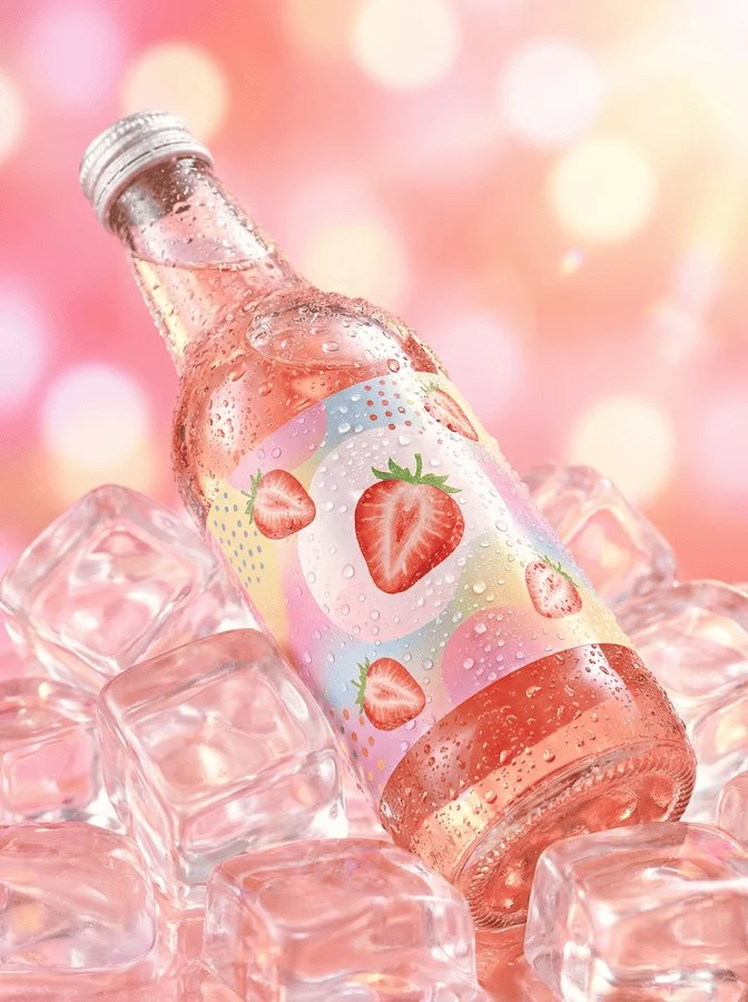 Fruchtige Phantomlicht-Limonade Traumhafte Werbefotografie