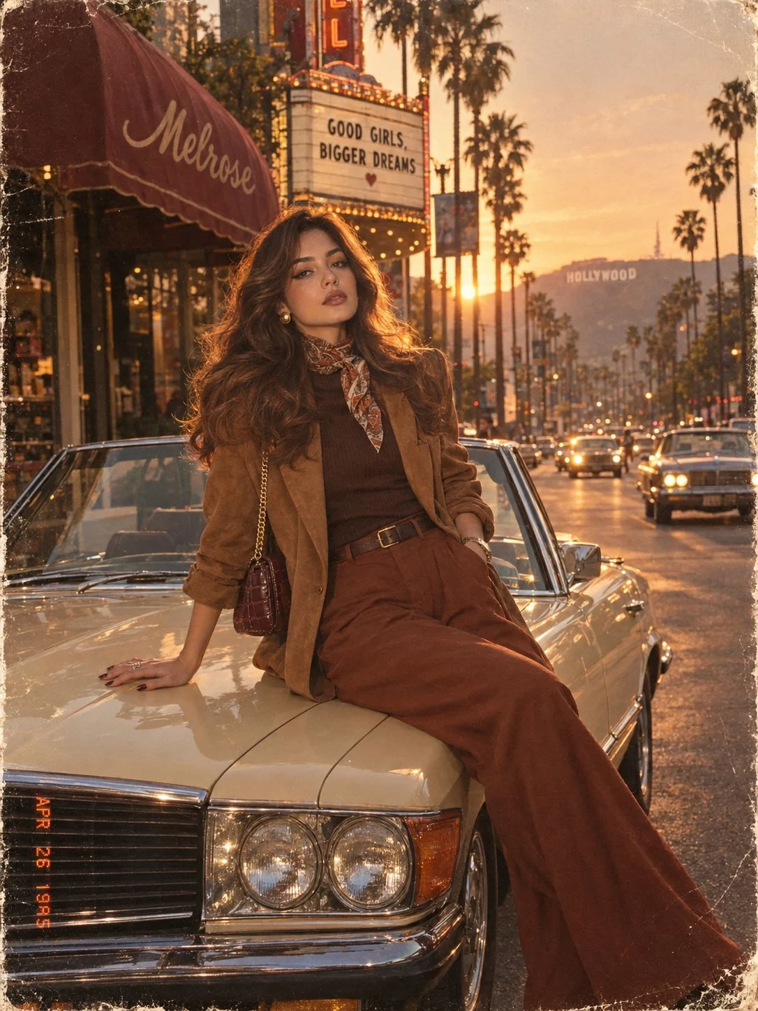 Un po' vintage, un po' Hollywood e un bel po' di carattere. ✨