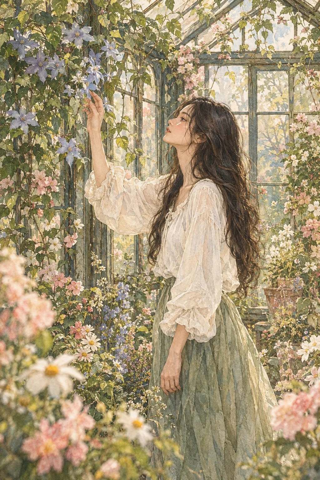 Dove fioriscono i fiori, l'anima trova un luogo tranquillo dove respirare. 🌿