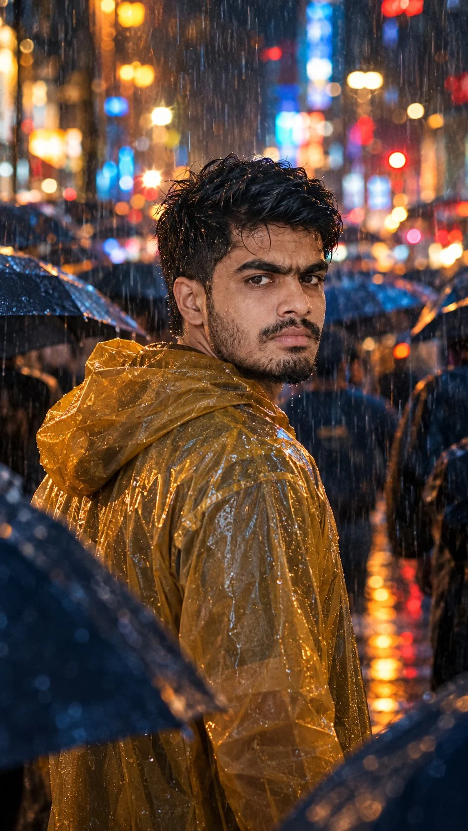 Rain outside. Silence within. 🌧️🖤