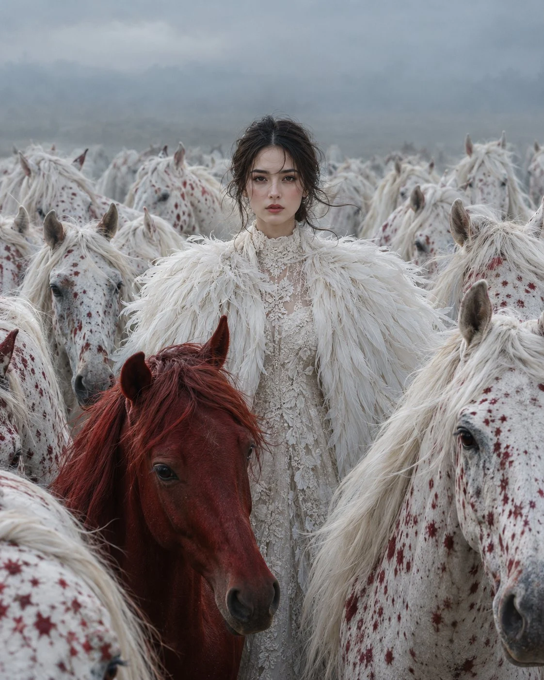 Dove l'eleganza incontra la natura selvaggia. 🖤🐎