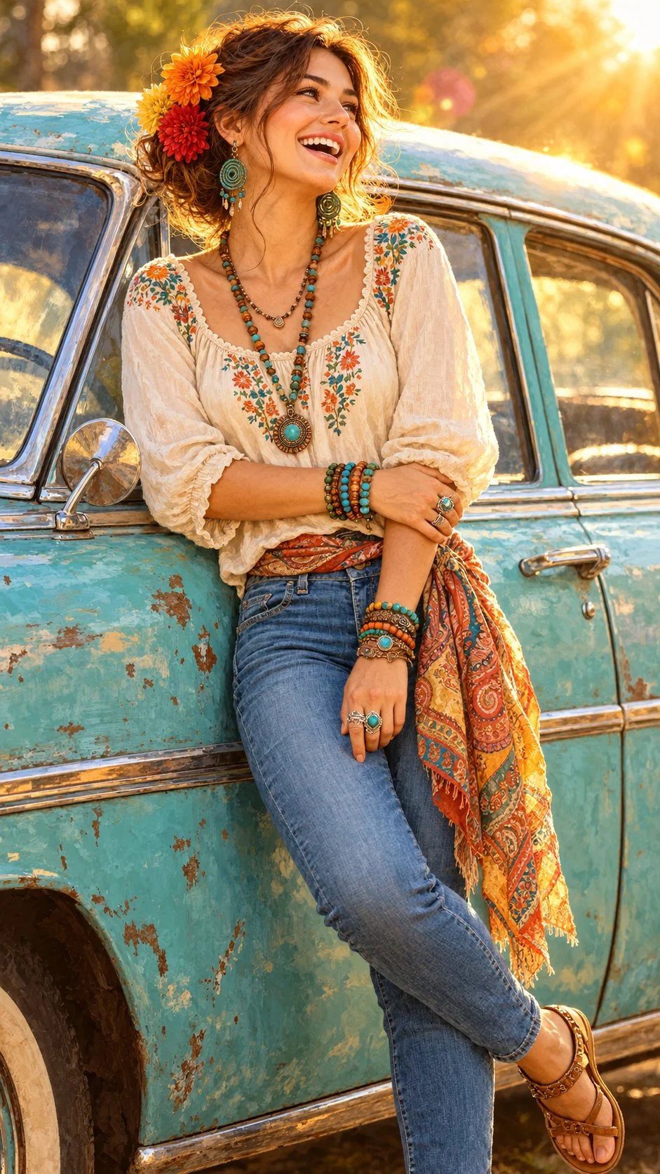 ✨ Sole, risate e un pizzico di magia vintage. 🌼🚙