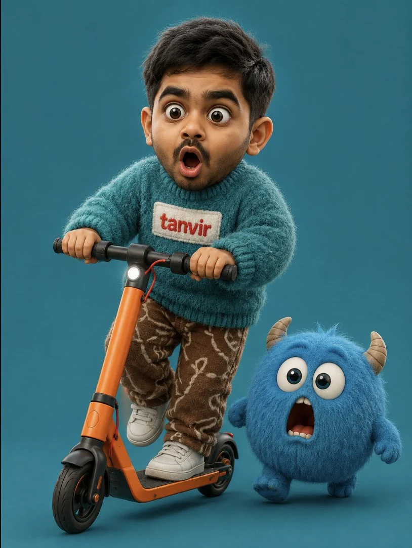 Aspetta… quel mostro ha appena visto quello che ho visto io? 😳🛴💙
