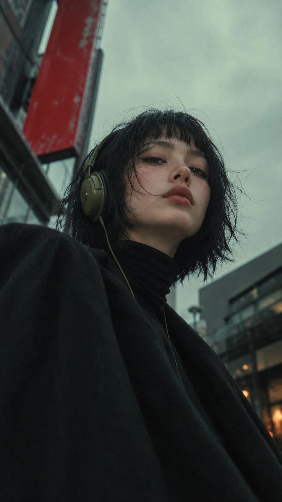 冷たい空気、やかましいほどの静寂、そしてちょっとの反抗心。🎧🖤