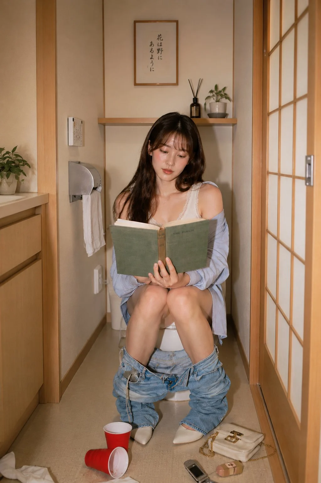 越是安静的地方，越让人惦记书的后续。今天稍微多待一会儿也可以吧📖🩵🌿