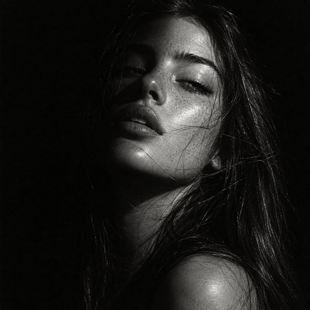 Alcune ombre non ti nascondono—ti rivelano. 🖤