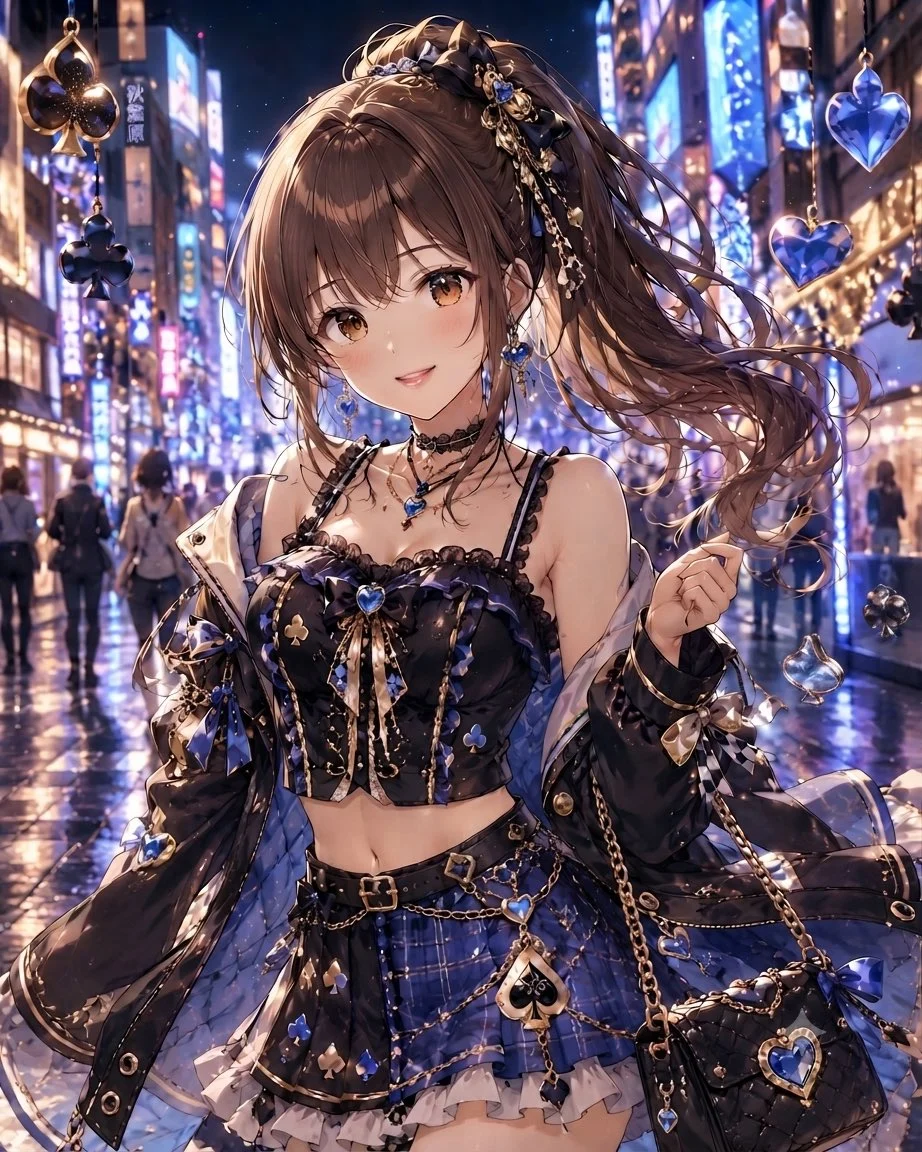 Shibuya-Street-Fashion-Snap: Anime-Mädchen im Alice-Color-Code-Outfit