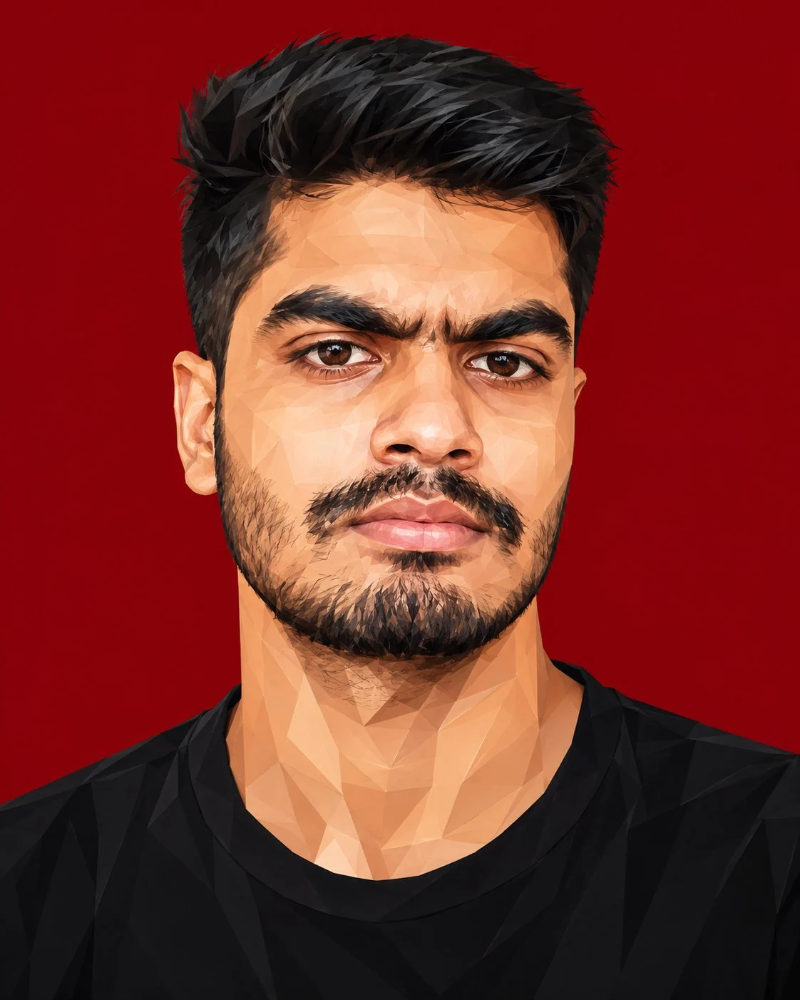 Trasformare un ritratto reale in un capolavoro low-poly. 🔥