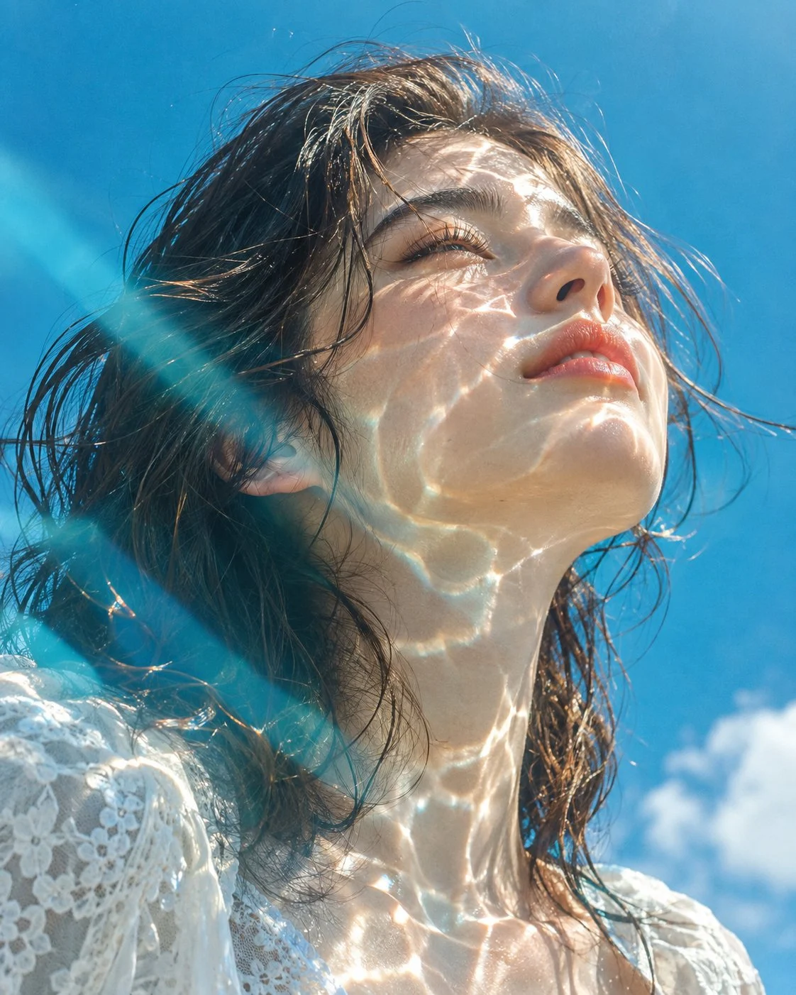 Da qualche parte tra la luce del sole e la serenità. 💧