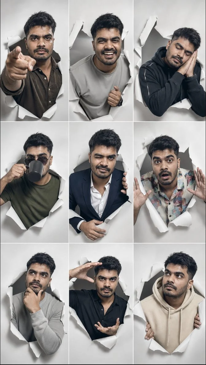 9 humeurs. 1 visage. 😎🔥 Laquelle préférez-vous ?