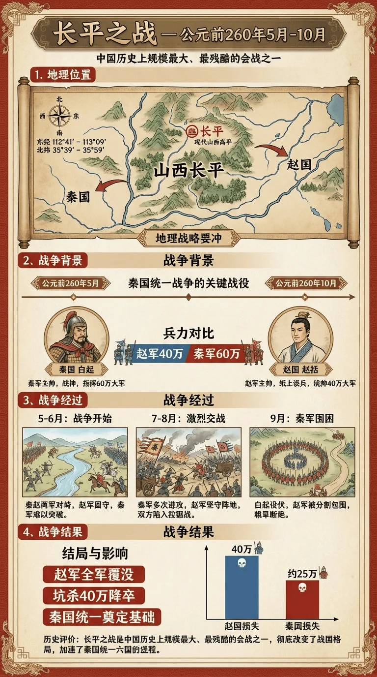 Infografica della battaglia di Changping
