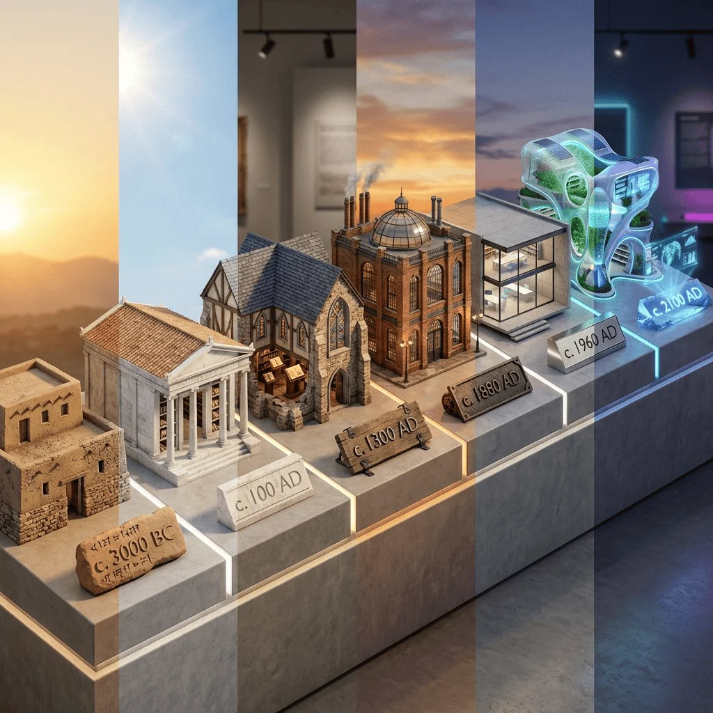 Cronaca evolutiva della biblioteca millenaria