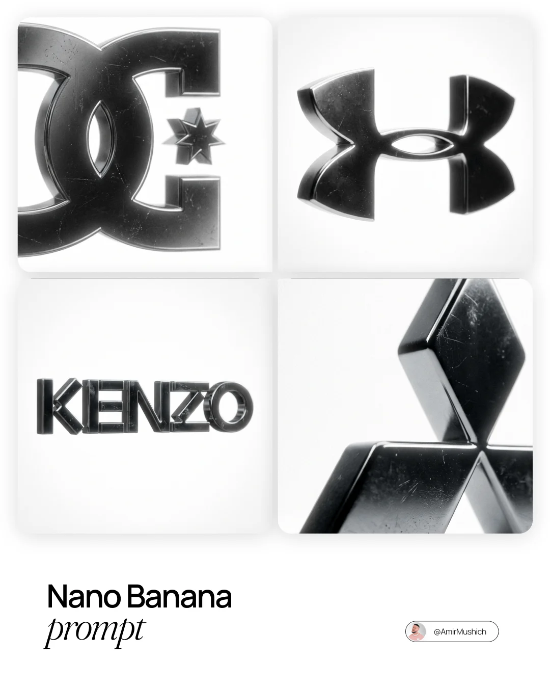 Dunkle Metalltextur, Logodesign mit starkem Licht und Schatten