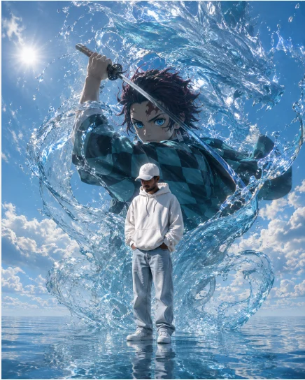 Calm on the surface. A warrior spirit behind me. The ocean knows what’s comin…