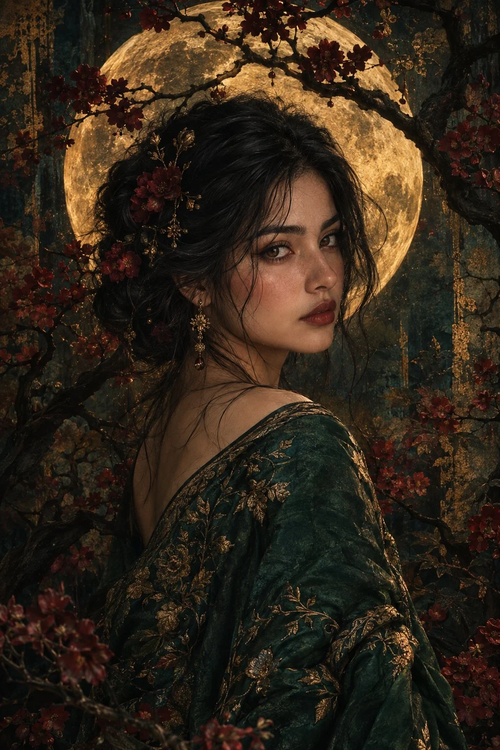 🌙 Dove la luce della luna incontra le ombre, la bellezza diventa un mistero. ✨