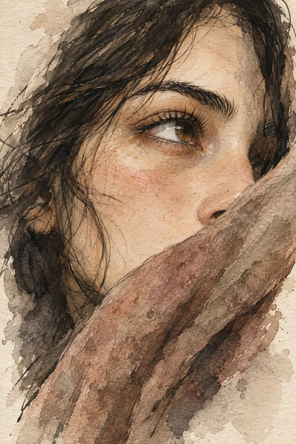 Occhi silenziosi, storie non raccontate. 🎨