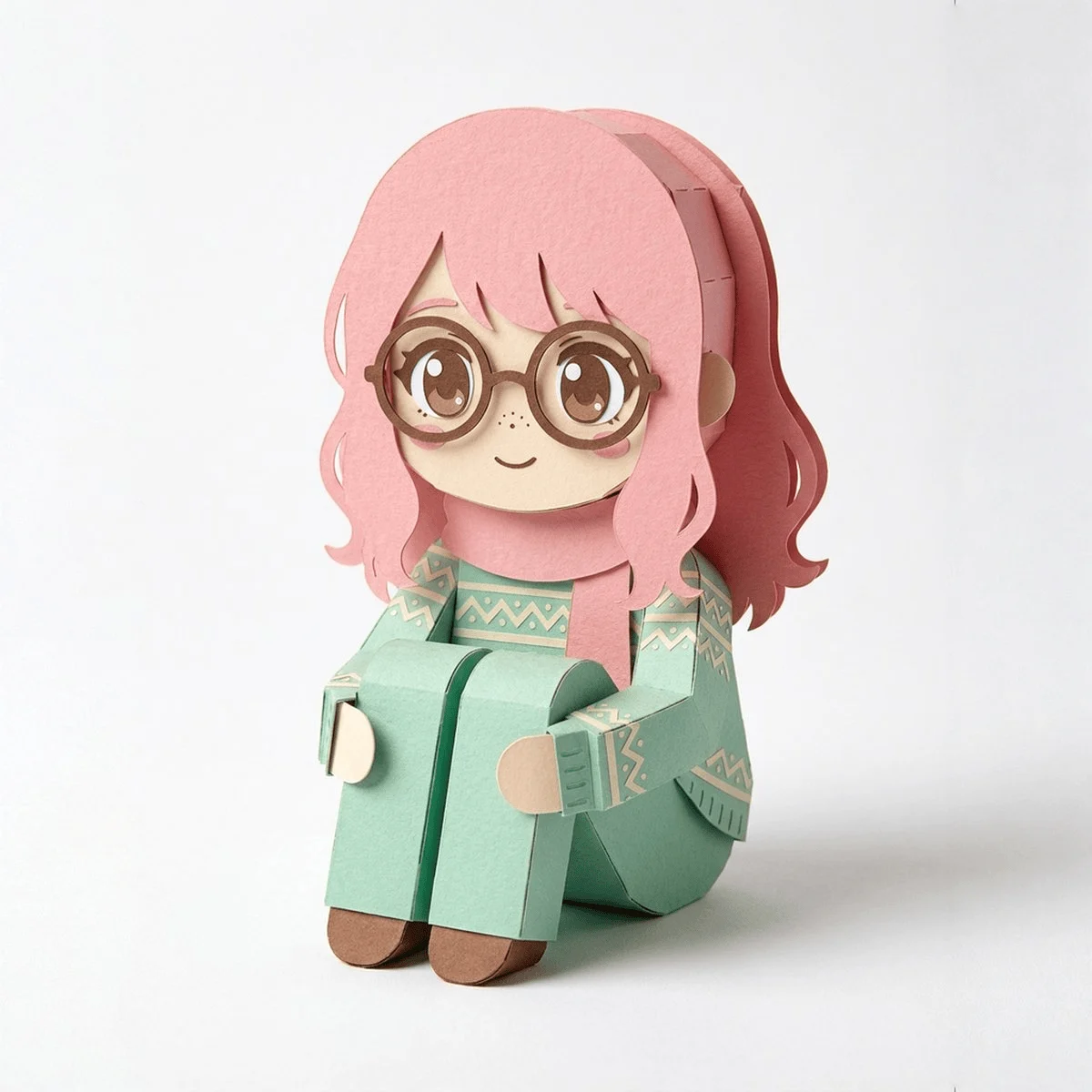 Prompt de conversión de imagen a papercraft SD