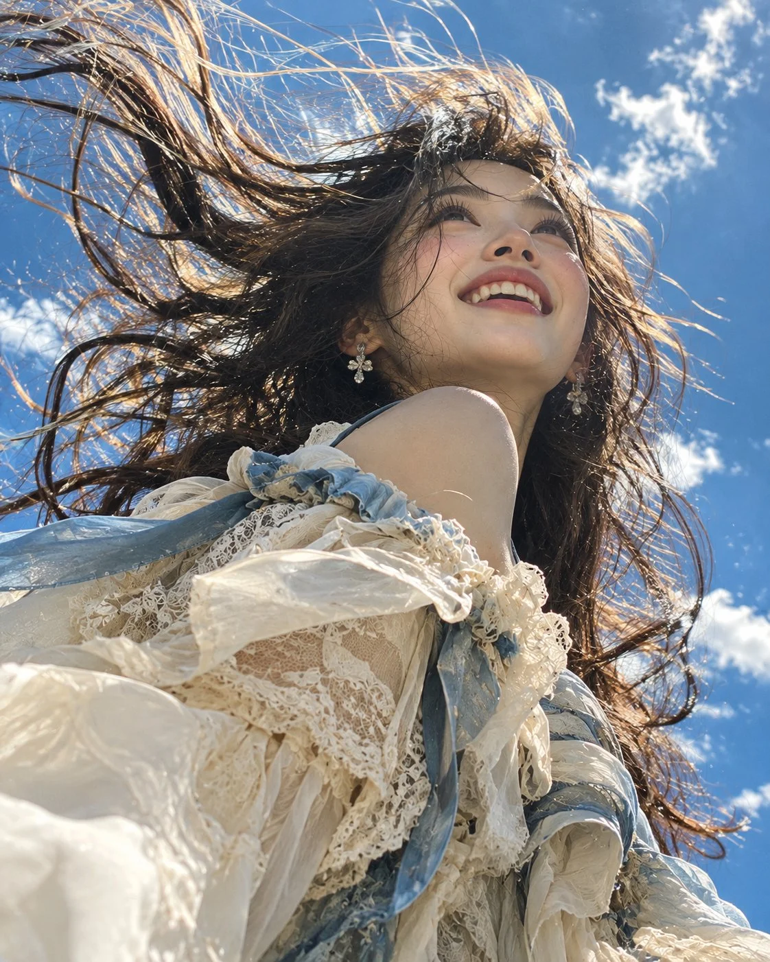 ☀️ Alzò lo sguardo e, all'improvviso, tutto il cielo sembrò libertà.