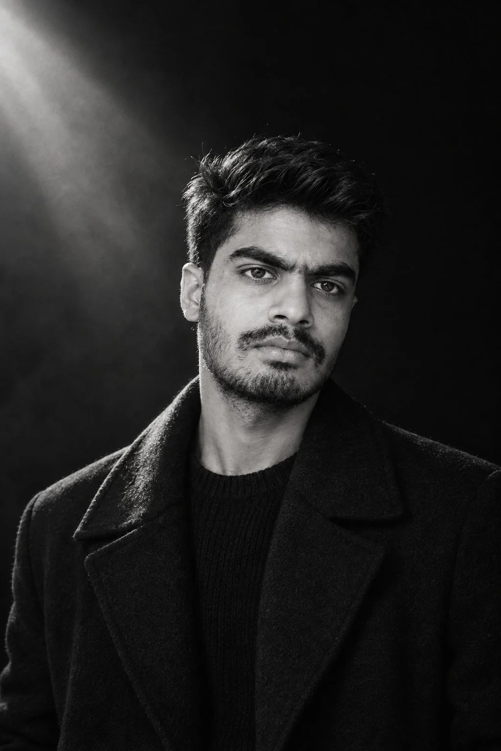 Some moods don’t need color to speak. 🖤
