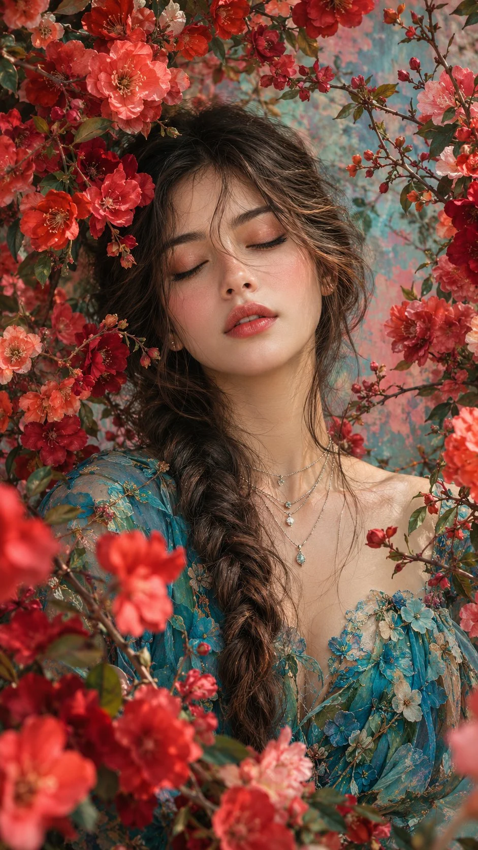 Un piccolo angolo di paradiso, dipinto nei petali. 🌸