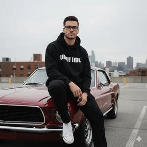 Lifestyle urbano e muscle car vintage