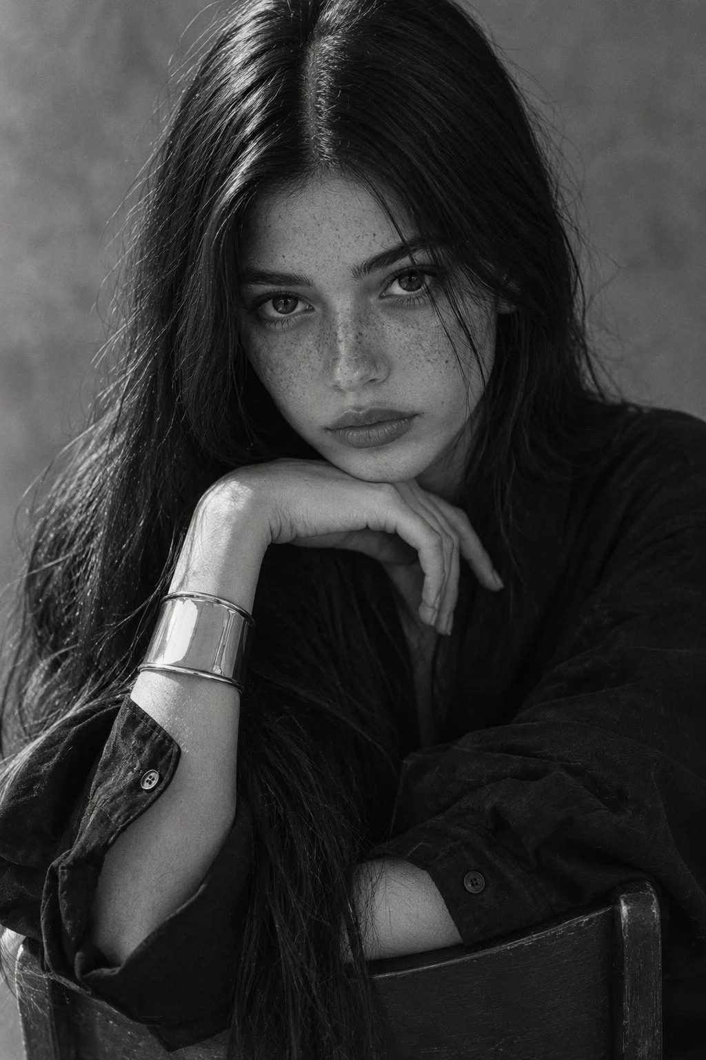Occhi silenziosi. Toni scuri. Attitudine senza tempo. 🖤