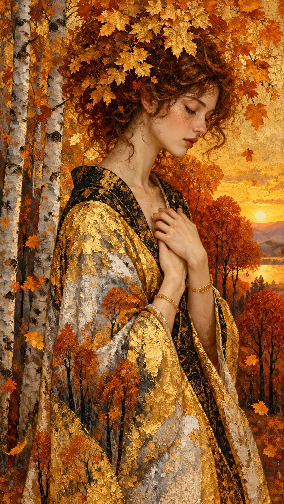 Autunno, dipinto d'oro e avvolto nel silenzio. 🍂✨