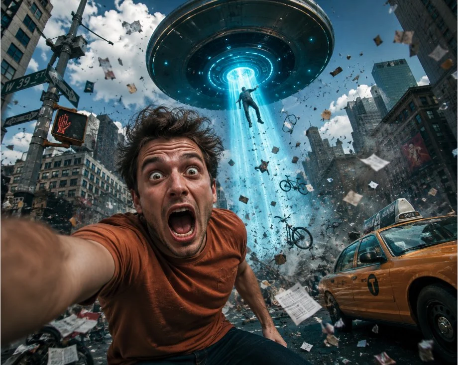 Wenn das Selfie zur Alien-Entführung wird! 👽🚨😂