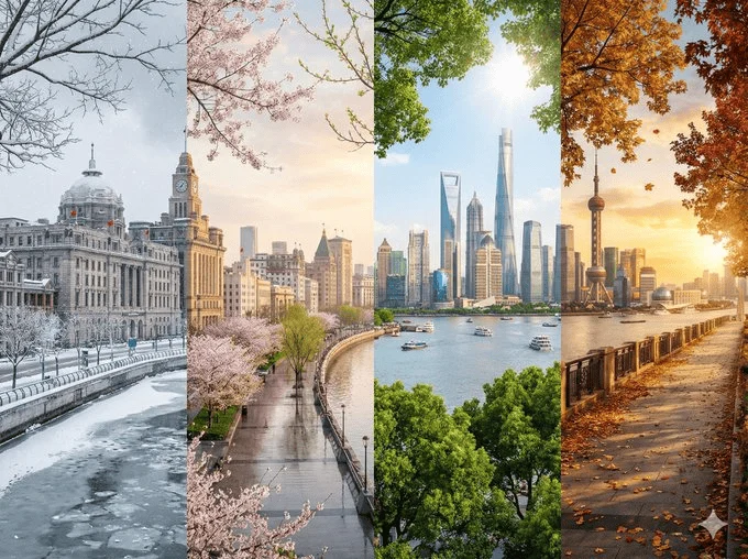 Racconto dell'Huangpu: un poema delle quattro stagioni dello skyline