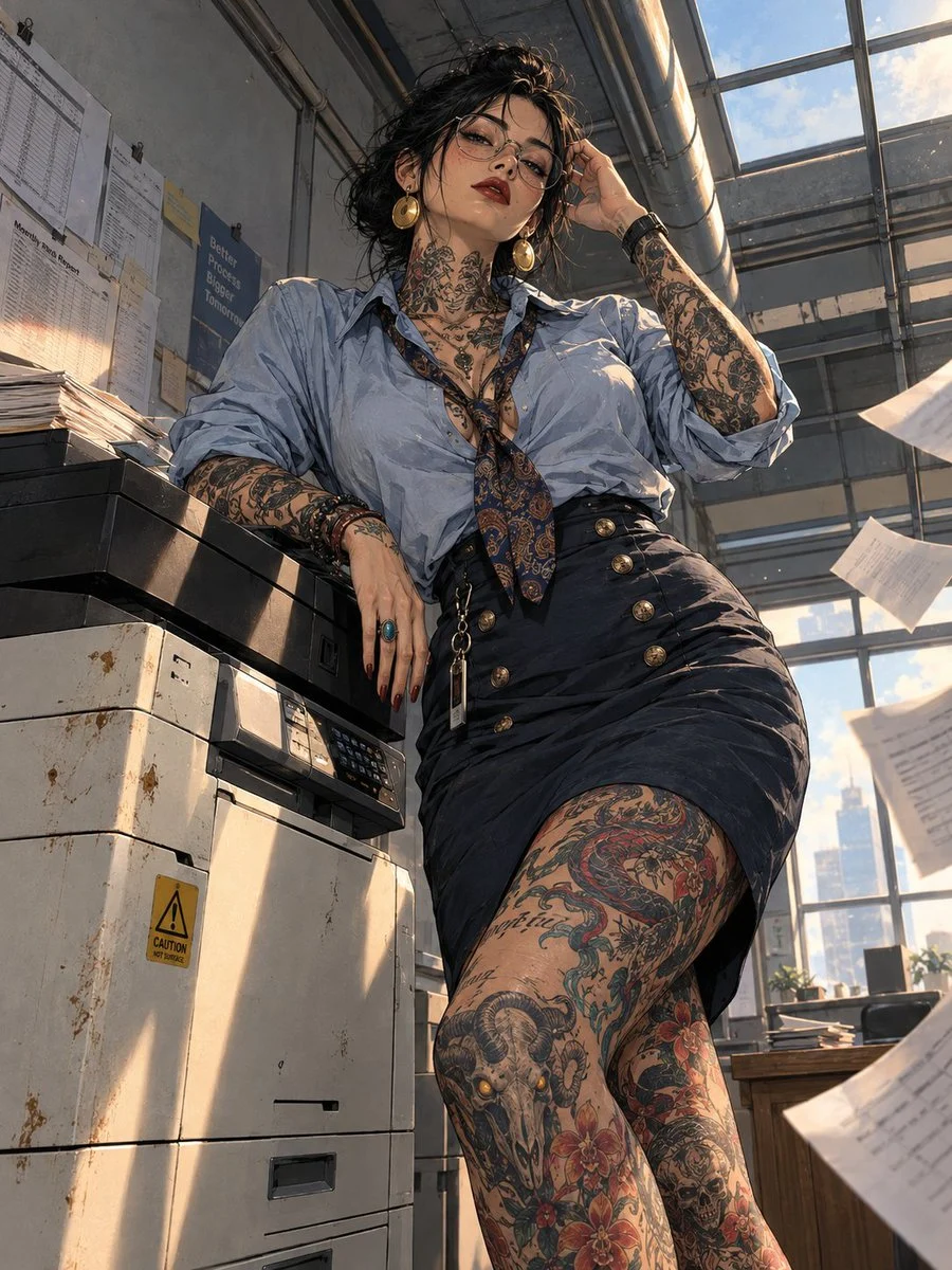 Caos aziendale, inchiostrato in segno di sfida 🖤📄🔥
