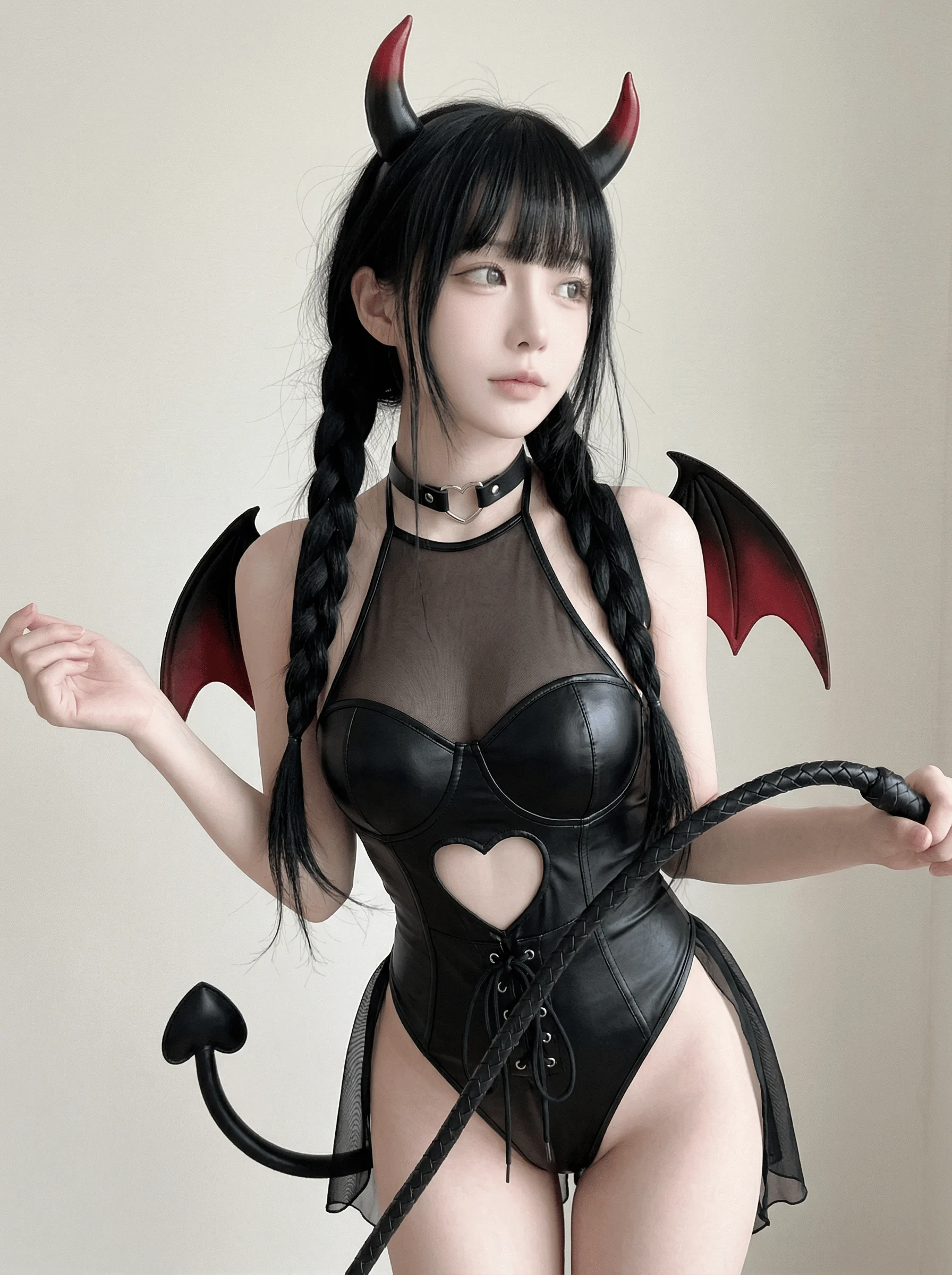 Ritratto Cosplay da Succubo Gotico