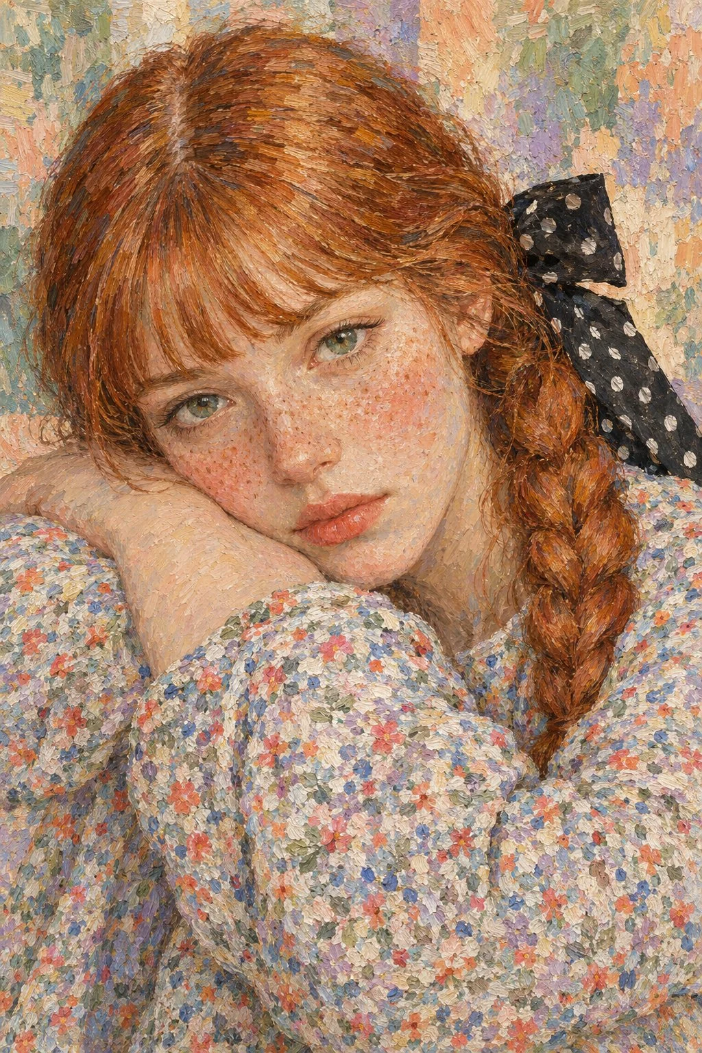 Elle portait le printemps comme un souvenir — et le silence comme un chef-d'œuvre.