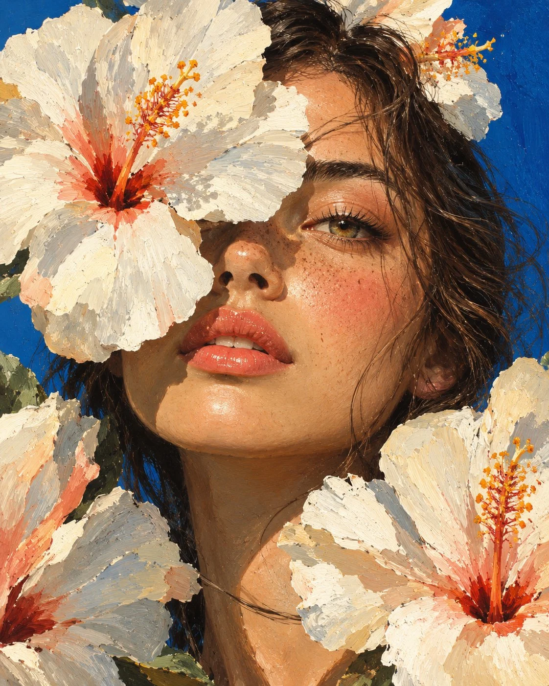Fiorire in colori audaci, dove la bellezza incontra l'arte.