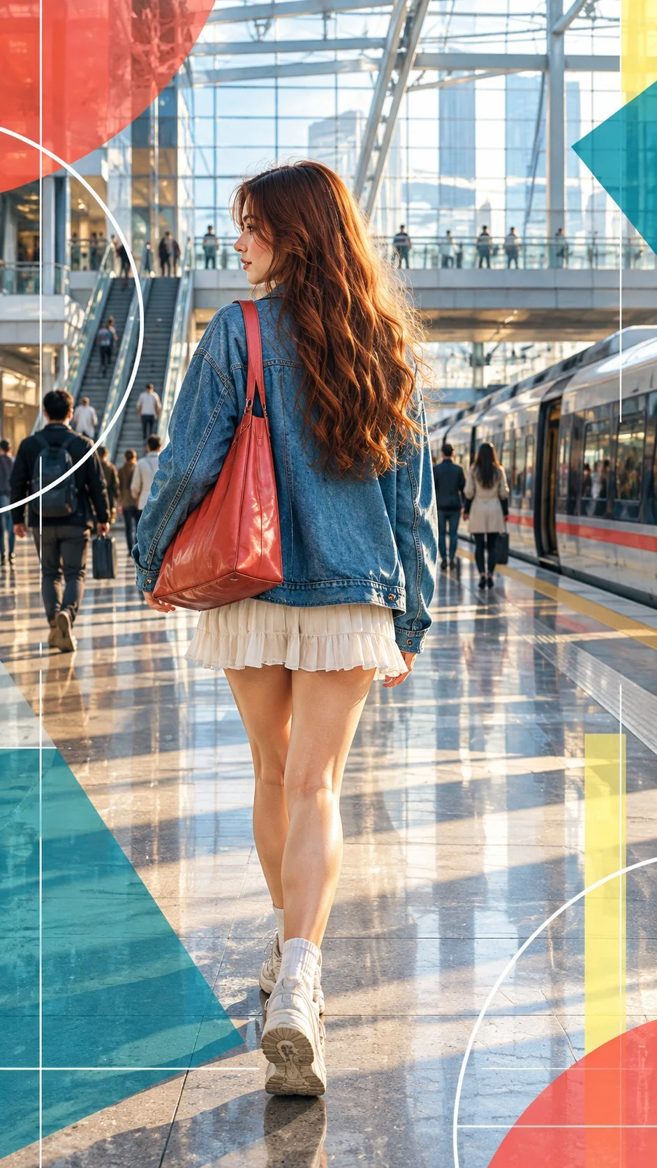 Camminava per la città come se fosse la sua passerella.