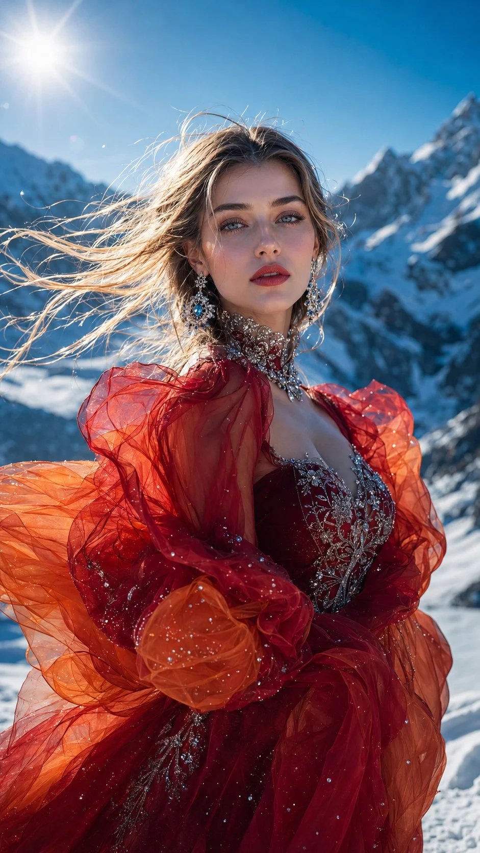 Dove le montagne ghiacciate incontrano l'alta moda infuocata ❄️🔥