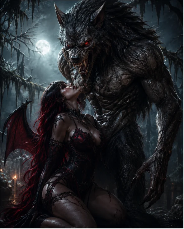Alcuni legami nascono nel buio… e si suggellano con il desiderio. 🖤🐺