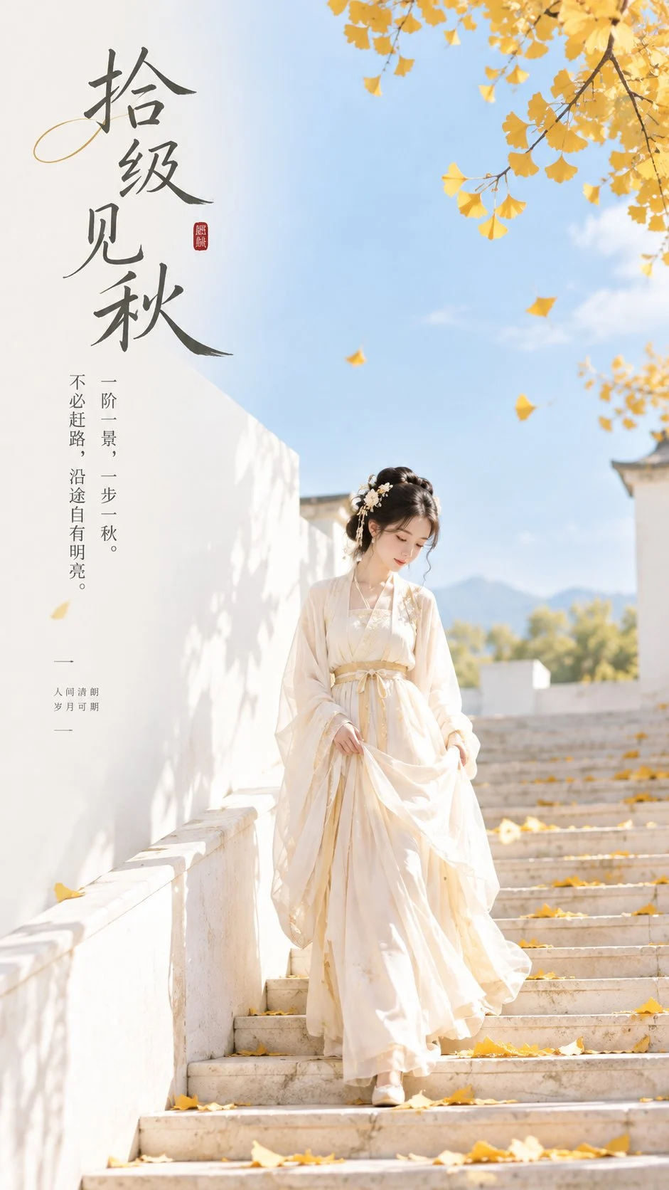 GPT Image 2.5 génère une affiche de couverture minimaliste orientale
