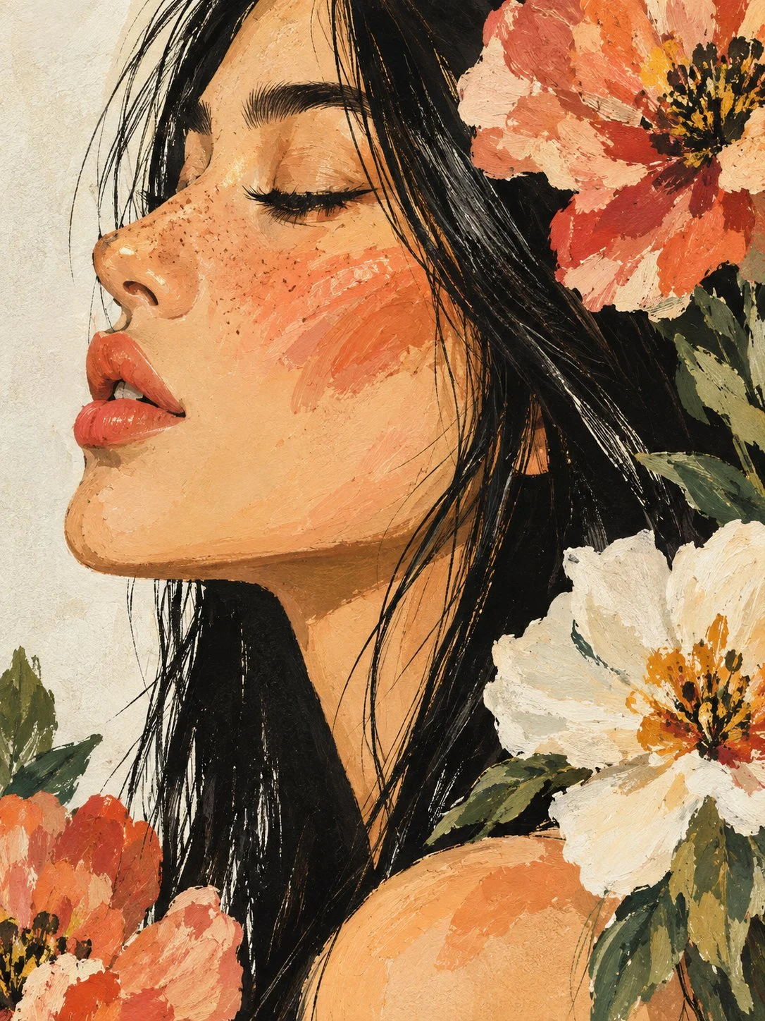 Sbocciando dolcemente tra arte, sogni e un po' di bellezza selvaggia. 🌸✨