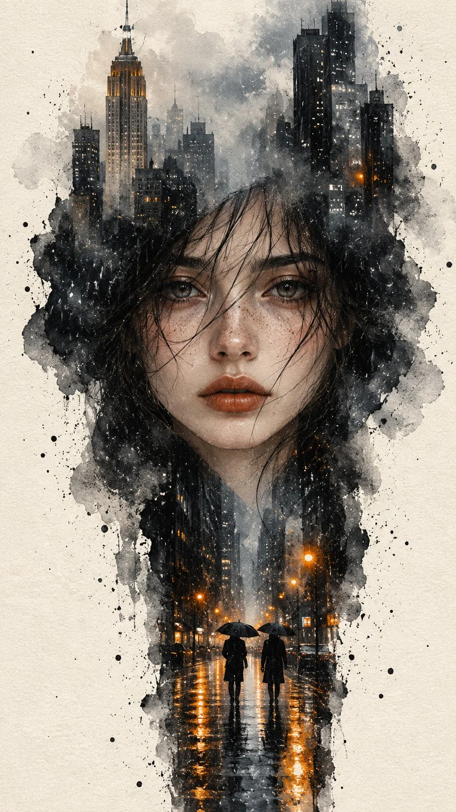 In the lost city, some stories still live on in the raindrops. 🌧️🖤
