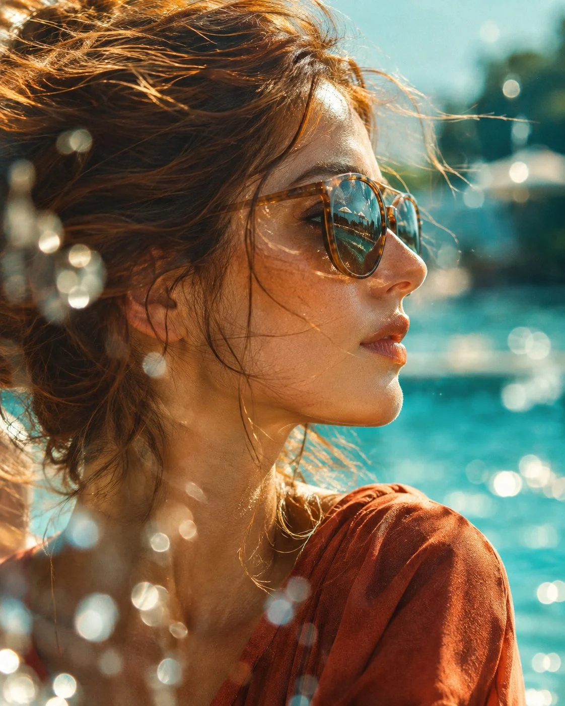 ☀️ Luce del sole, sogni turchesi e un momento congelato nell'estate.