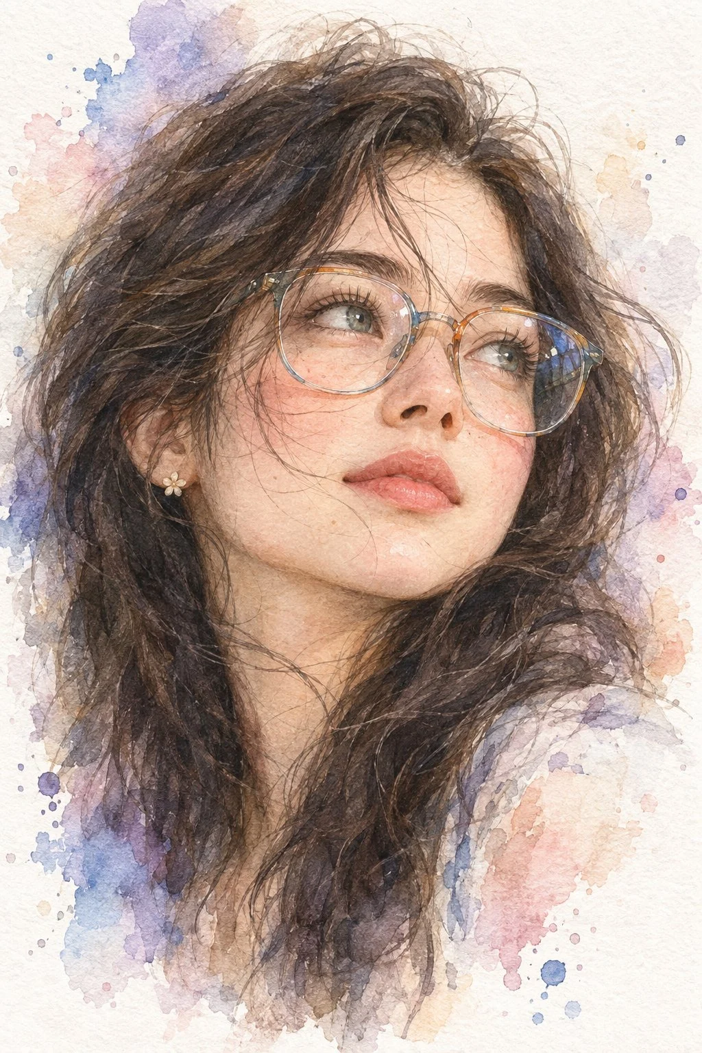 Un po' di magia ad acquerello, dipinta dolcemente tra sogno e realtà. 🎨✨