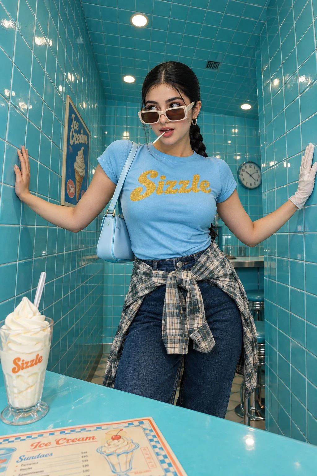 Ambiance rétro, style audacieux et un brin de Sizzle. 💙