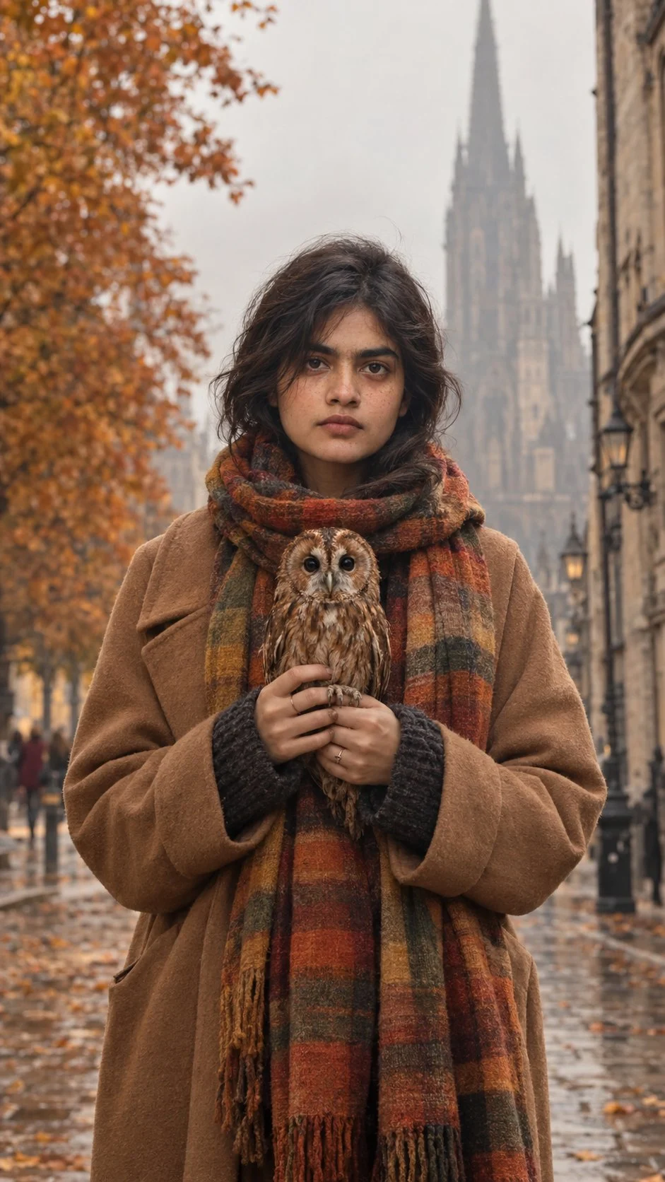 Autumn, an owl, and a little mystery. 🍂🦉
